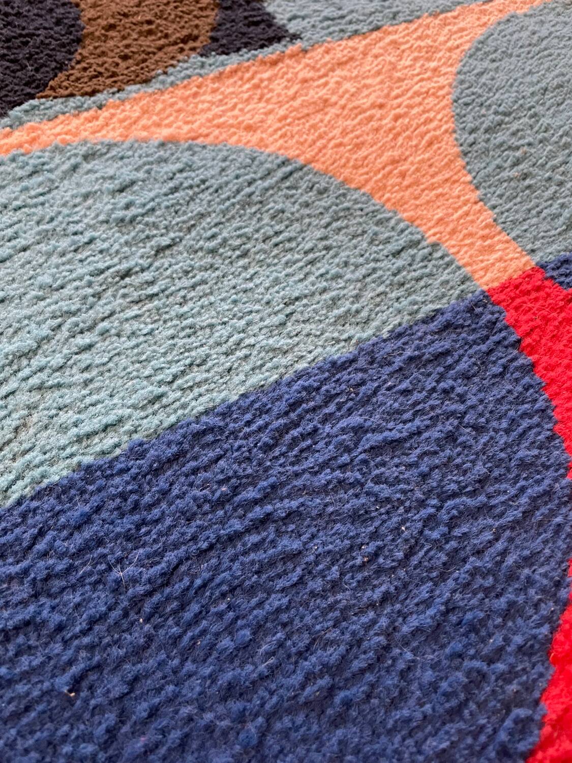 Modernist wool rug