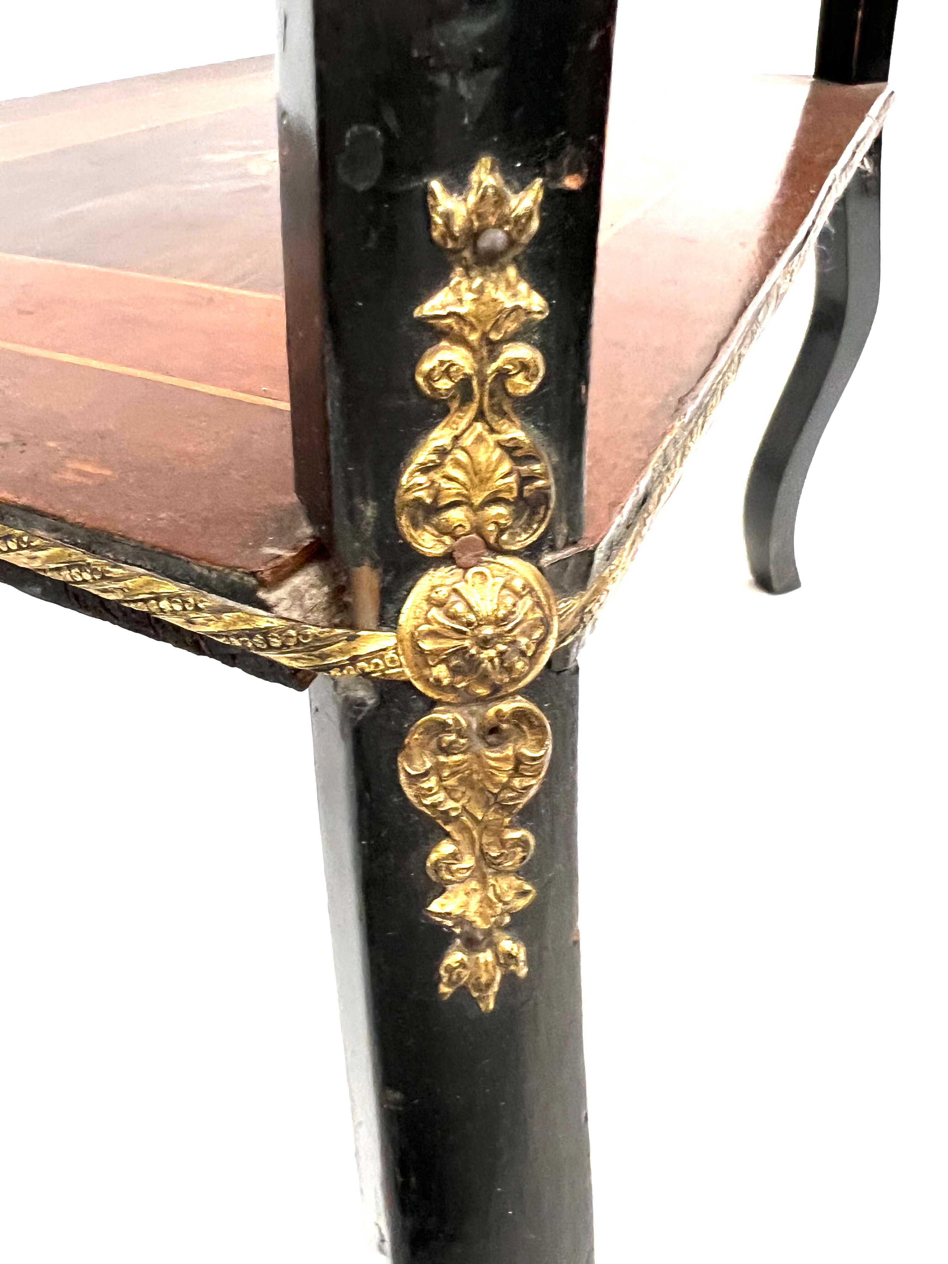 Side table with Napoleon III marquetry