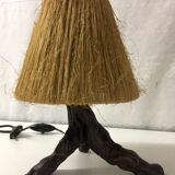 Wood and sisal lamp – circa 60