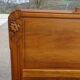Art Deco walnut bed for 140/190cm base