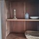 Glass-fronted Parisian wardrobe