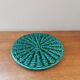 Vintage slip coaster signed FPP Vallauris