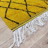 Handmade wool Berber rug 300x190 cm