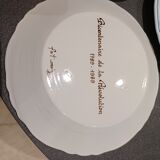 3 plates H Henriot bicentenaries of the revolution 1789-1989