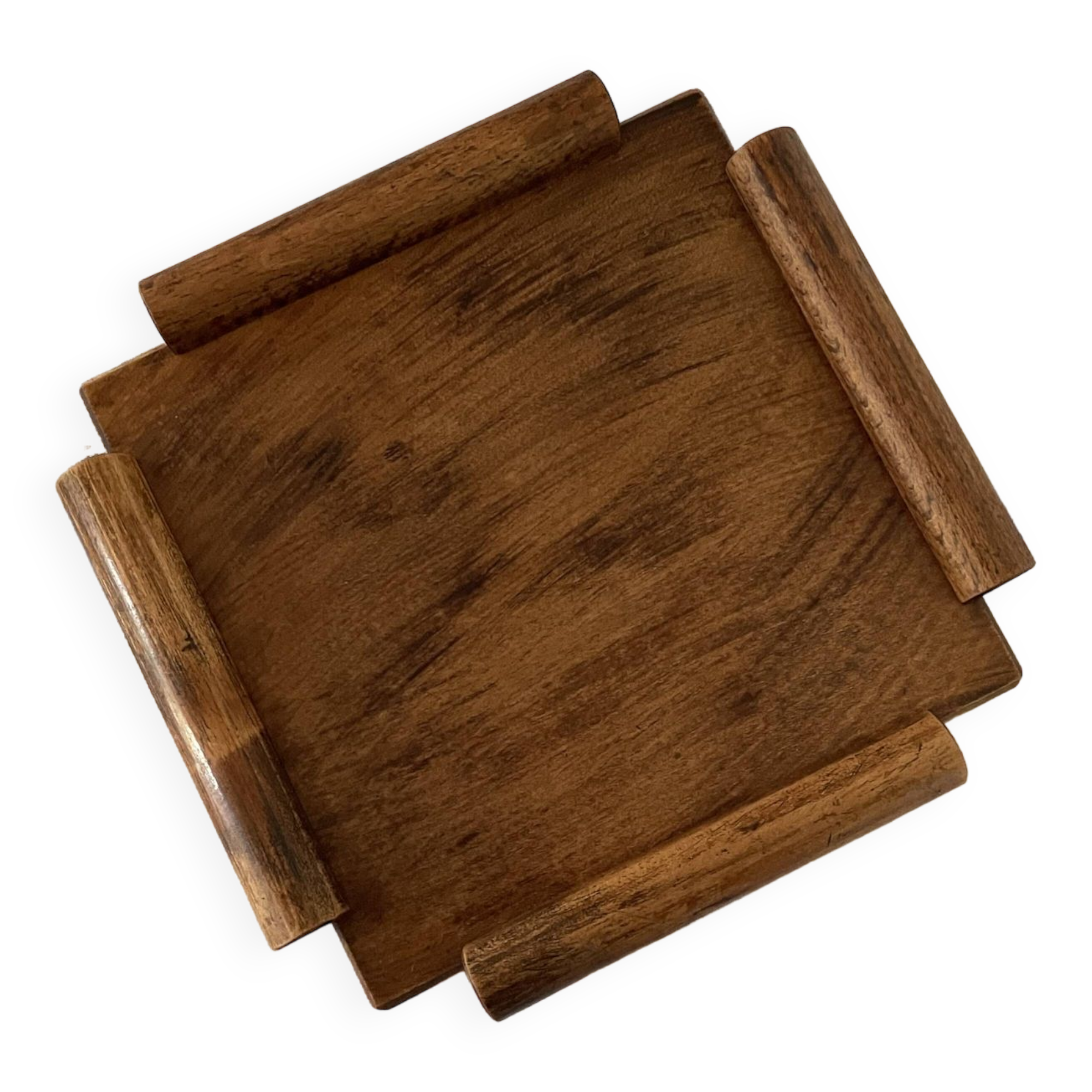 Plateau bois art déco