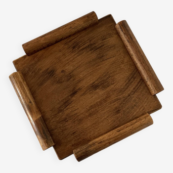 Art deco wood tray