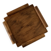 Plateau bois art déco