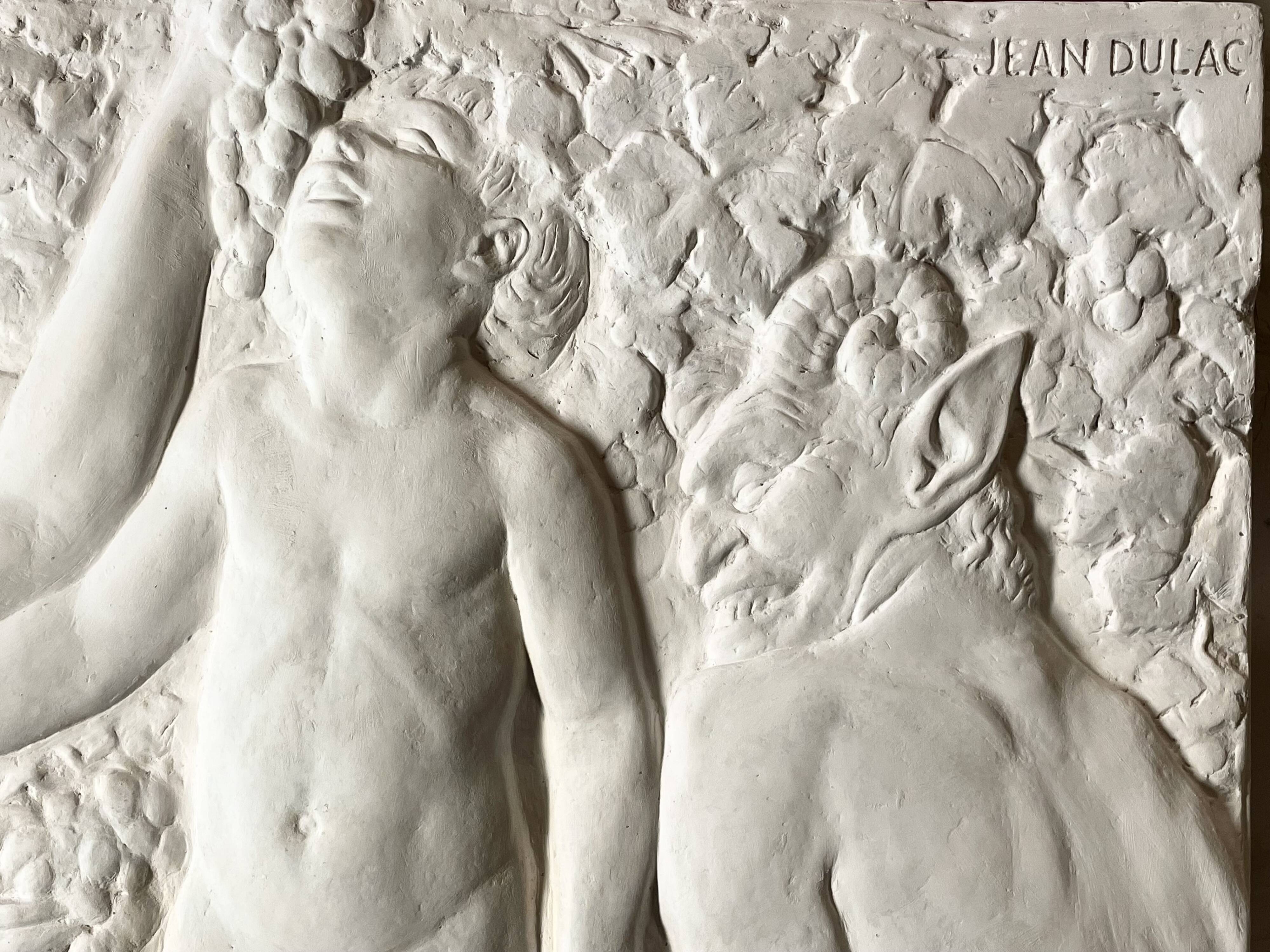 Bas relief by Jean Dulac “The Education of Bacchus”