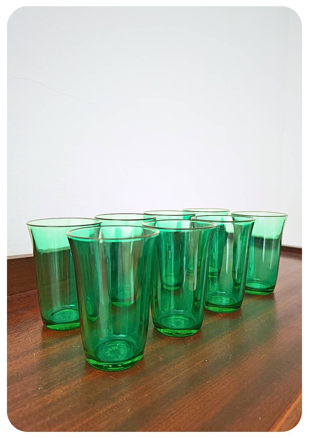 Verres Huile Lesieur Mid-Century - Lot de 8