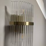 Felicity wall lamp with glass tubes and gold metal - nv gallery