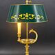 Bronze Gilt Bouillotte Lamp in Directoire Style "Lucien Gau"