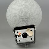 60s 70s Wall Lamp Globe Lamp Chrome & Glass German Space Age Design