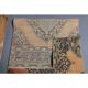Vintage Turkish Oushak Handmade Wool Cotton Orange Runner Rug 90x373