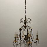 Florentine Murano Glass Drop Chandelier