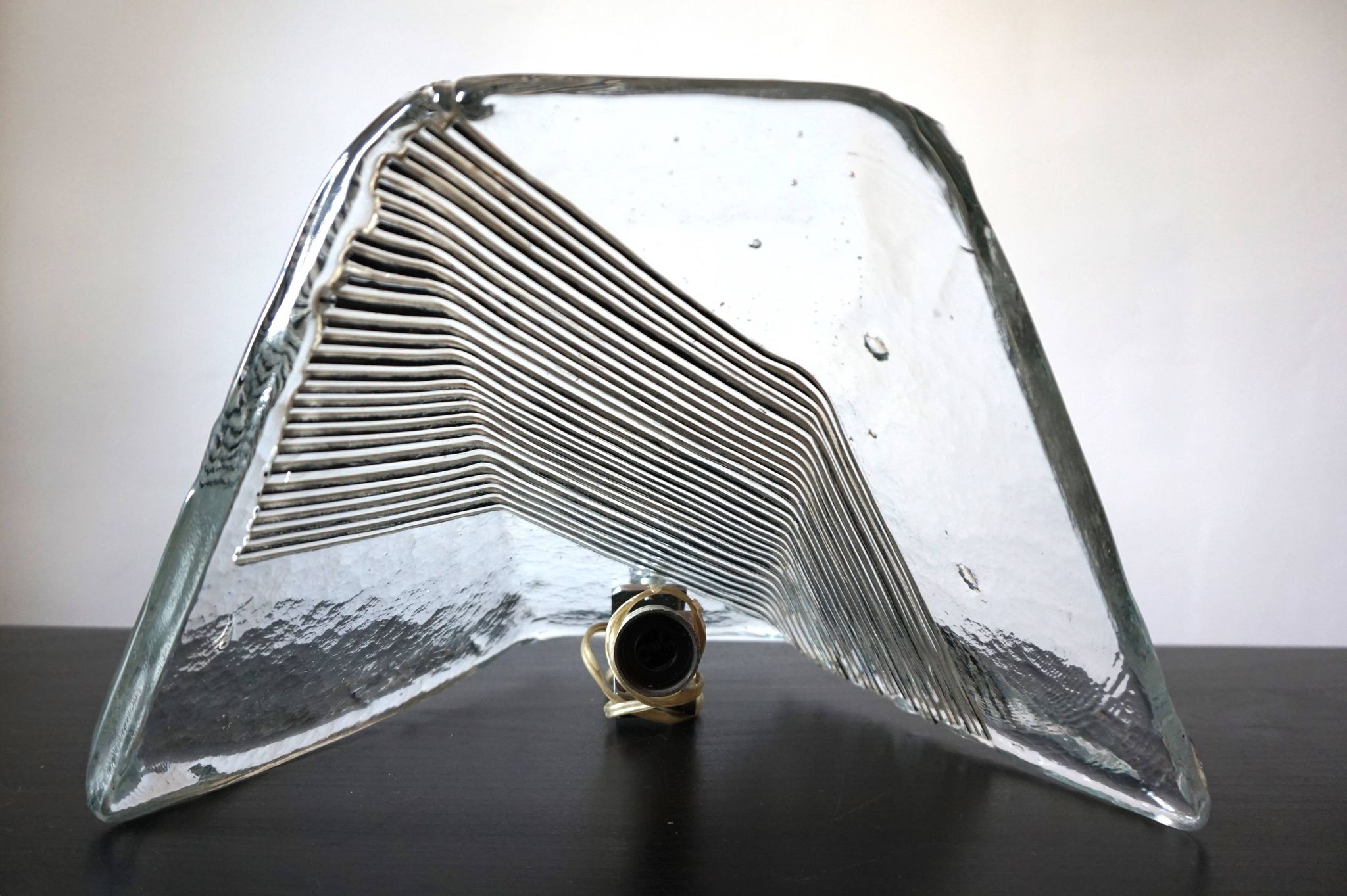 Applique en verre de Murano glacé Vetri, 1970