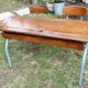 Bureau d'écolier double
