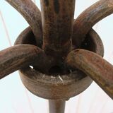 Wrought iron lamp, weather vane, Marolles workshop, Jean Touret