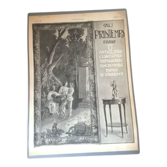 Publicité vintage à encadrer au printemps 1913