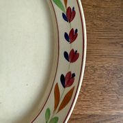 Gien Jeannine ironstone oval dish
