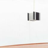 Mid-century space style acrylic cube pendant lamp, 1960s
