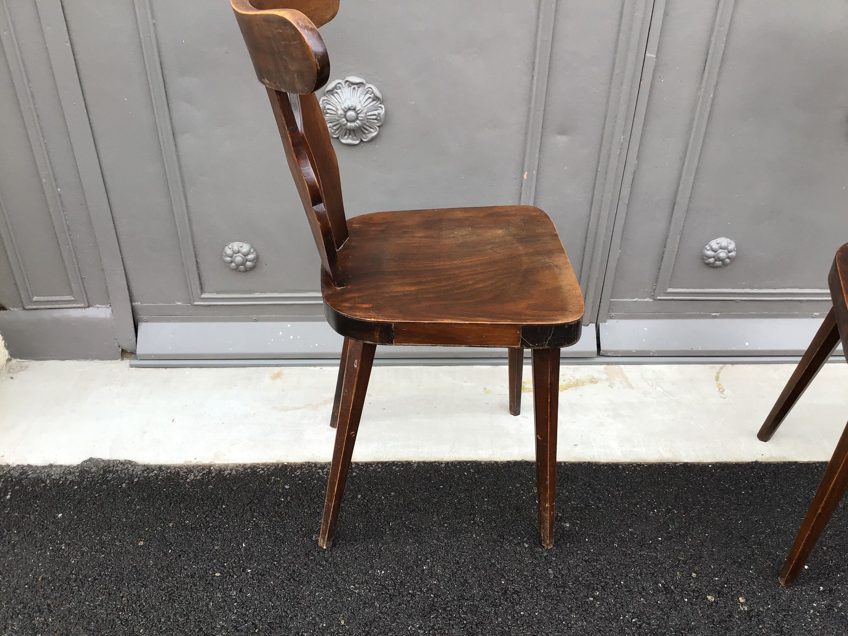 Pair of bistro chairs 1960