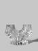Christer Sjögren Brutalist Crystal Candle Holder, 1960s, Signed
