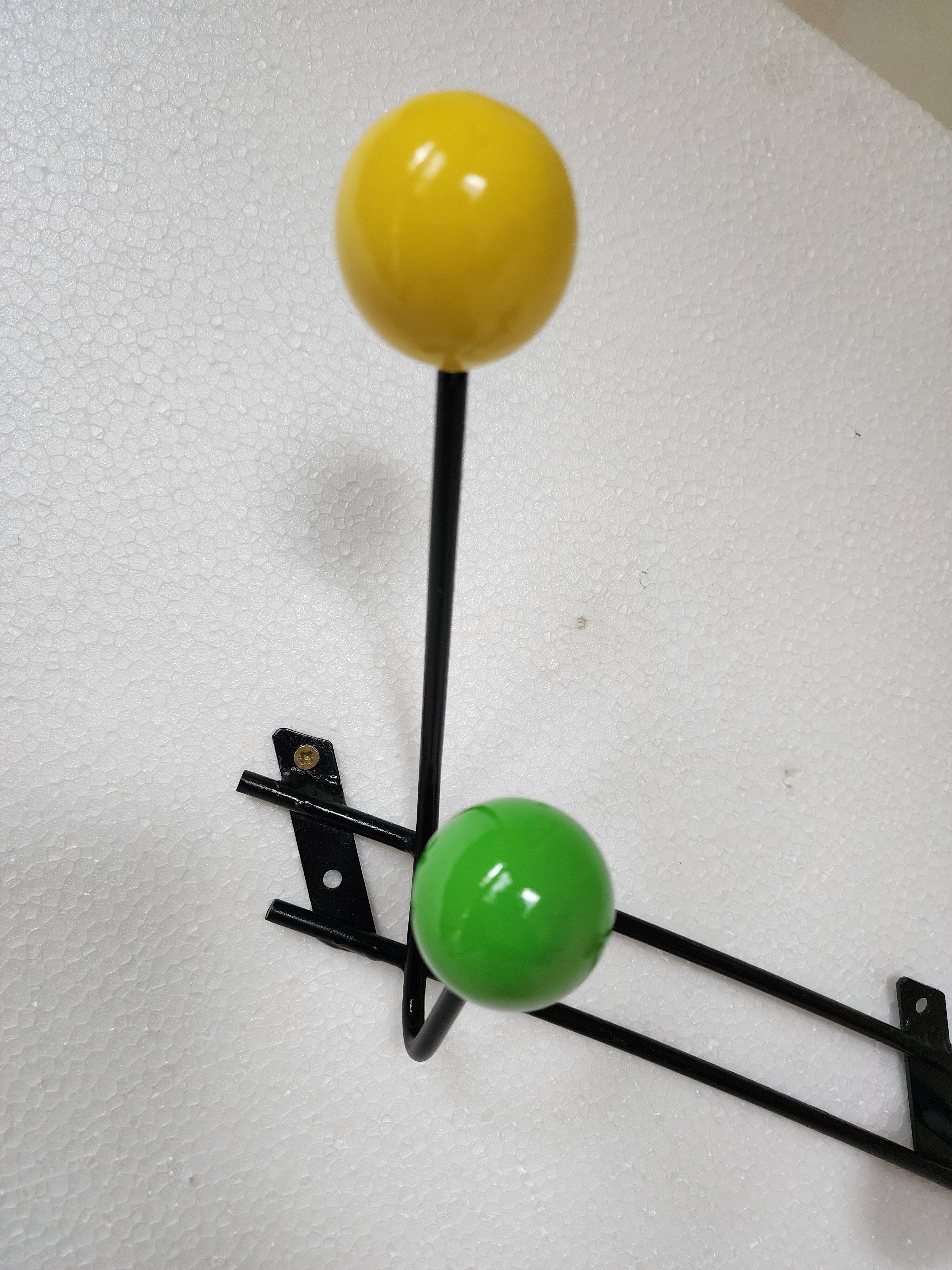 Vintage wall coat rack
