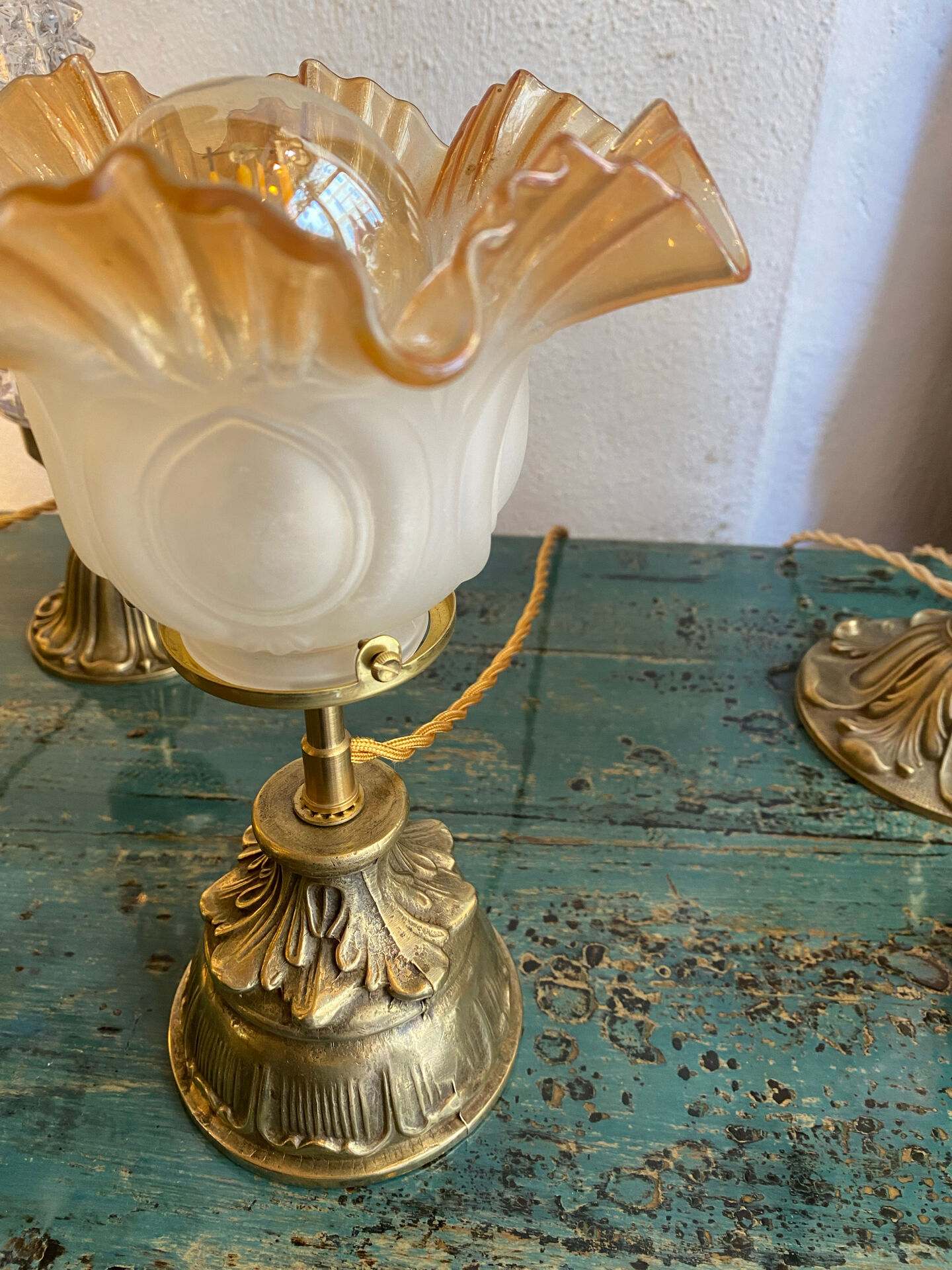 Upcycled lamp