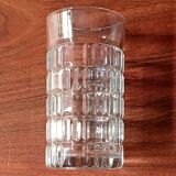 1970s glass orangeade set, 6 vintage Luminarc glasses and pitcher