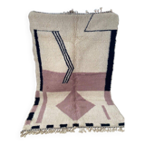 Tapis en laine pure naturelle fait main taille 150 x 250 cm