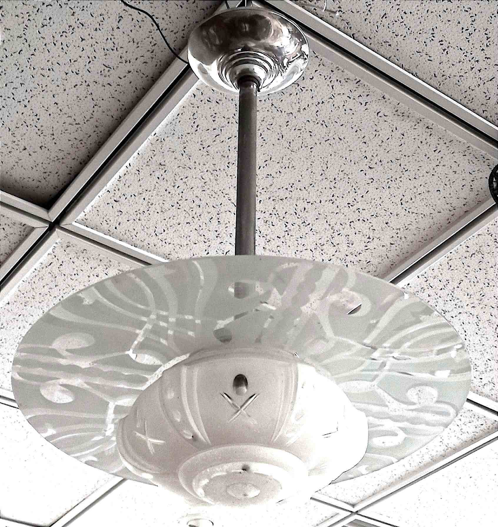 Art Deco Suspension Diameter 45 cm