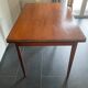 Table à manger extensible en teck vintage
