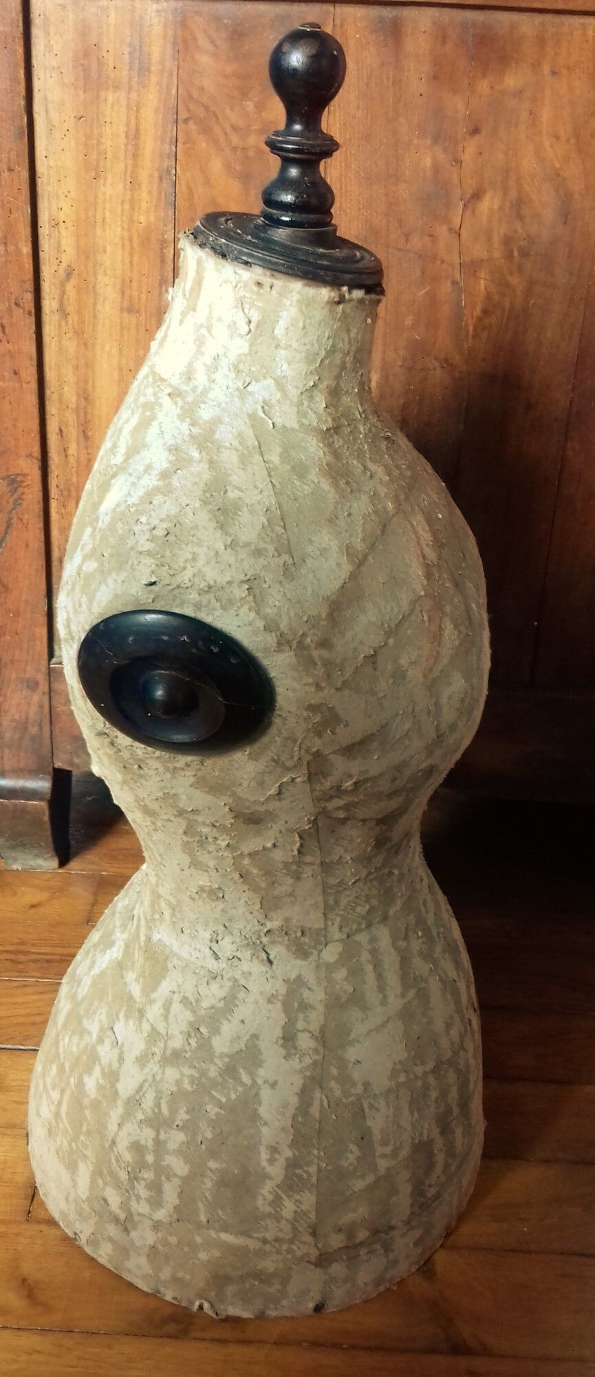 Mannequin couture wasp size blacked wood Napoleon lll