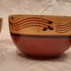 Lot of six terracotta ramekins glazed diameter 11cm TBE