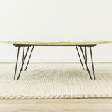 Onyx-marble coffee table, ø 90 cm