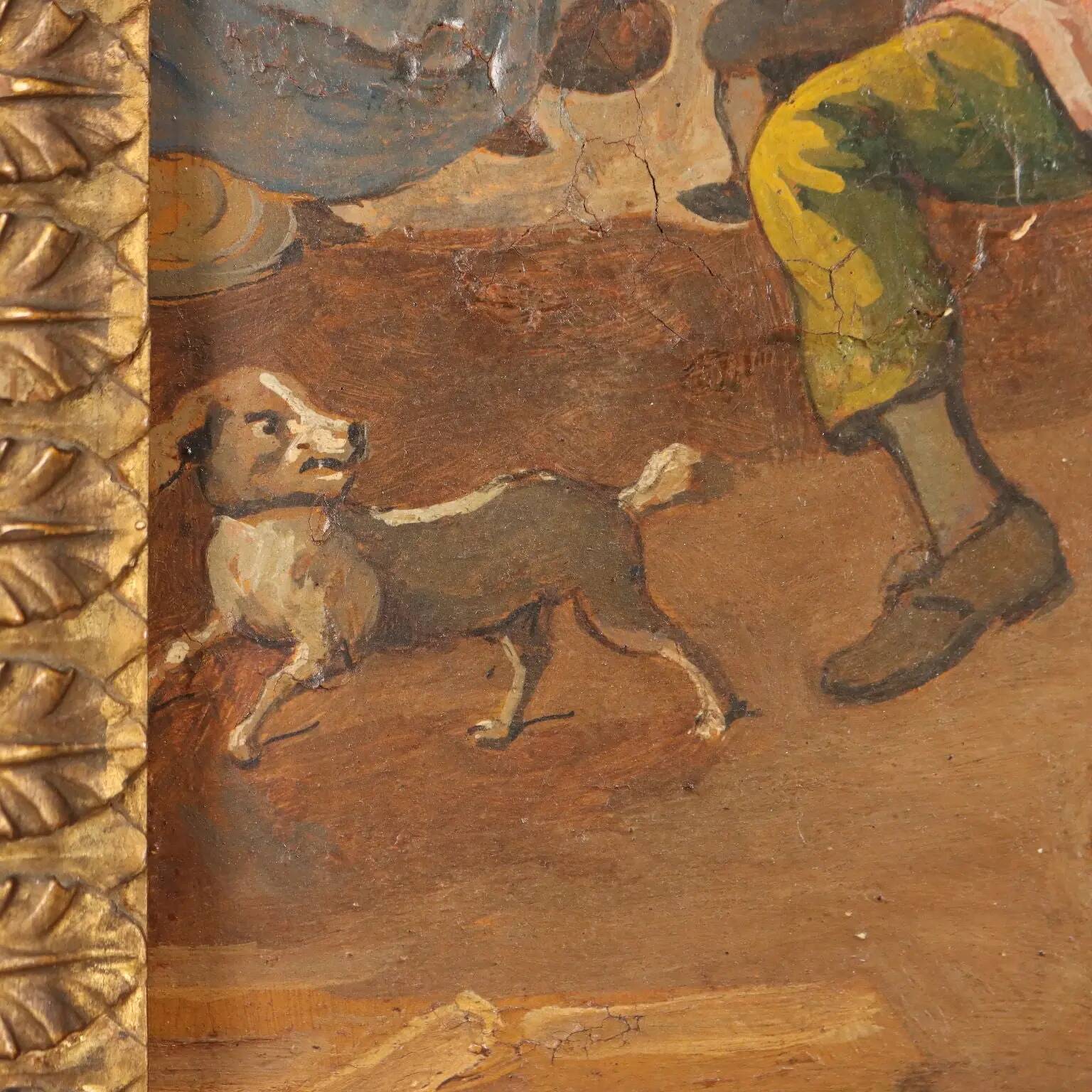 Table "Twelfth Night the King Drinks" copy after David Teniers "800"