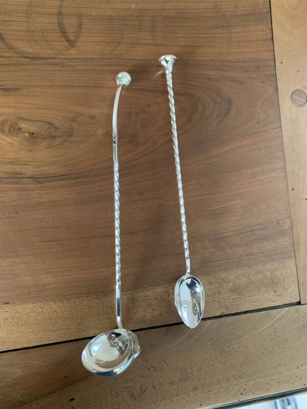 Cuillère et louche à cocktail Christofle