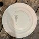 Digoin Sarreguemine red plate
