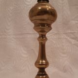 Old lamp foot in electrified brass