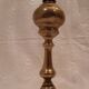 Old lamp foot in electrified brass