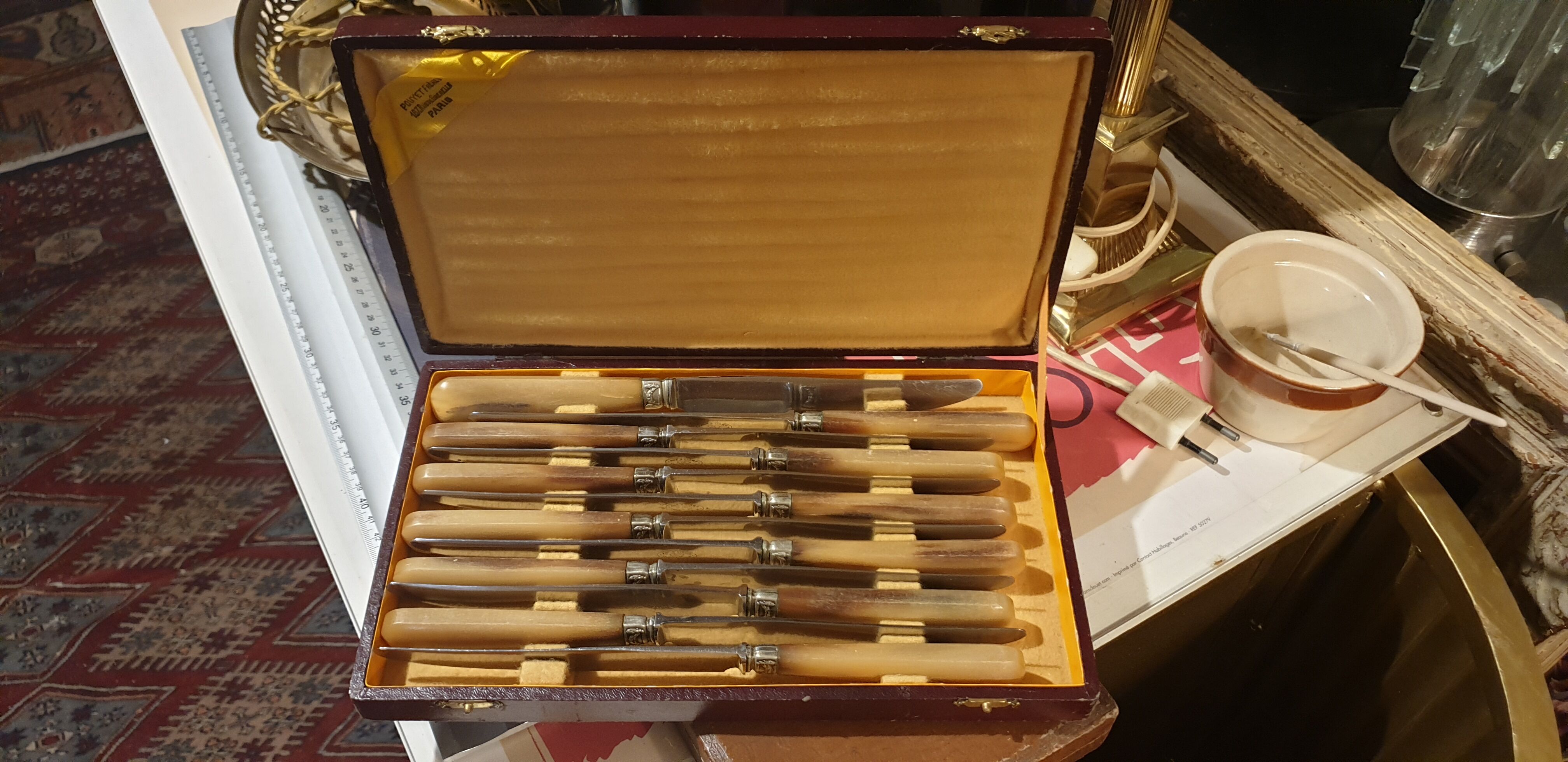 Cutlery set 12 knives Pouyet Frères Paris