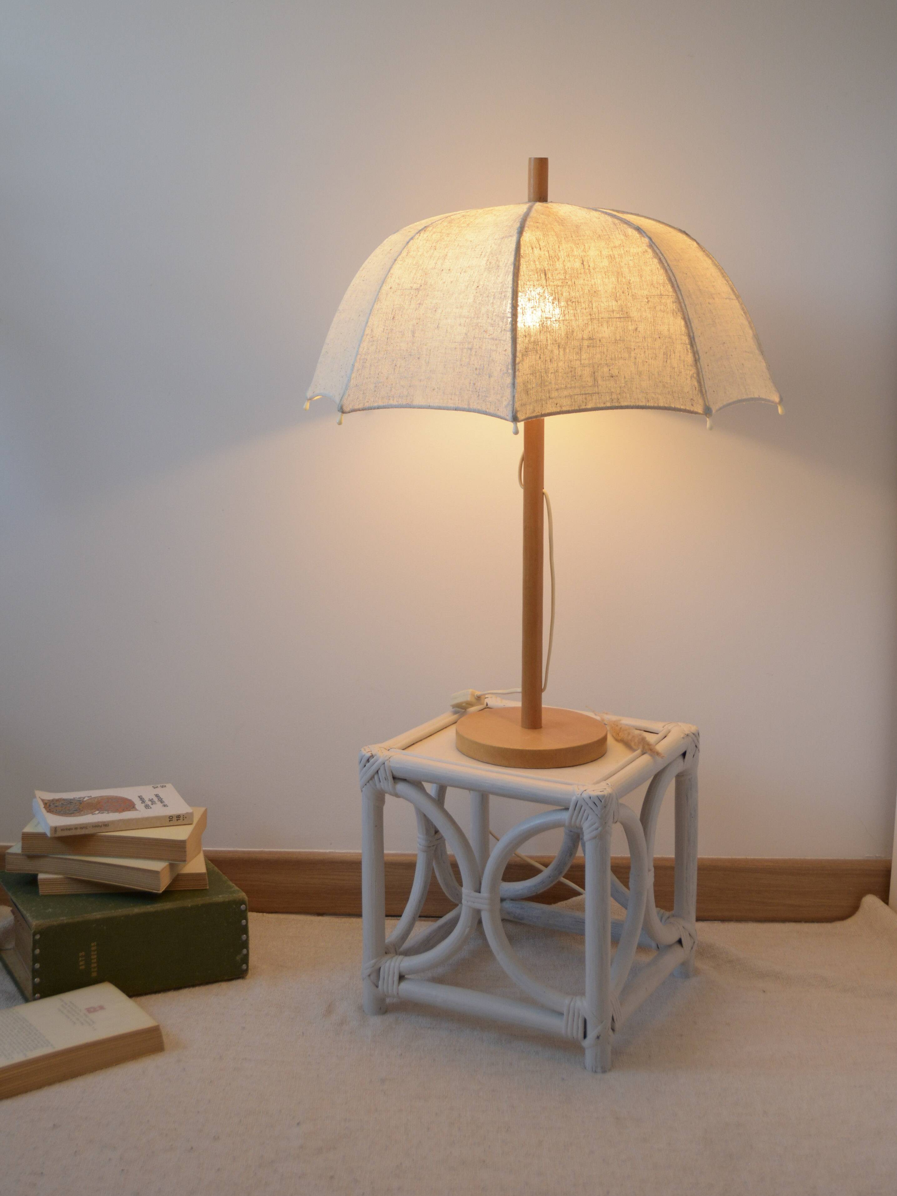1970s umbrella lamp