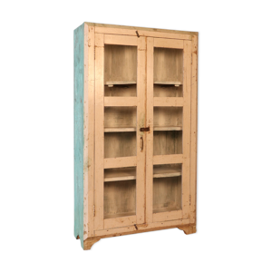 Vitrine en teck birman