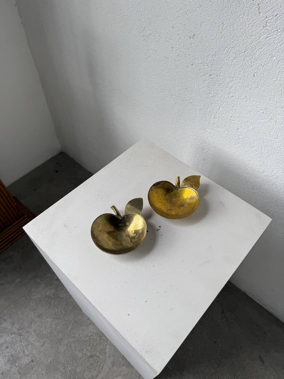 Brass "apple" pocket watch