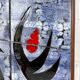 Modernist ceramic wall panel by J.G. Picard, Vallauris, 1960s.