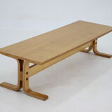 1970s Beech Bench/Planter Stand Czechoslovakia