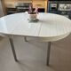 Table ronde extensible en formica, années 70