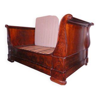 Louis Philippe Sleigh Bed