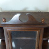 Solid wooden wall shelf