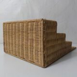 Rattan mail holder